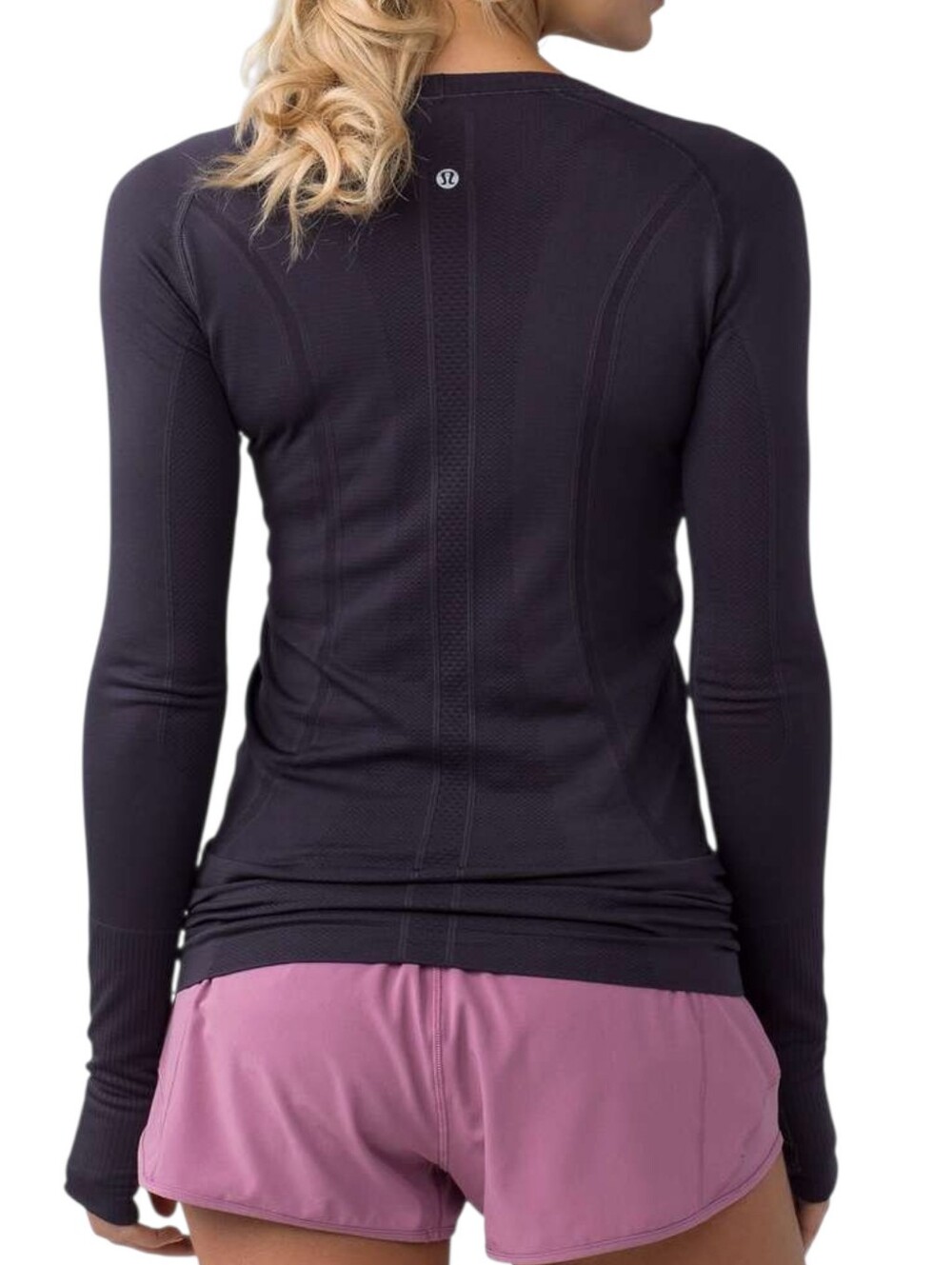 Lululemon Swiftly Tech Long Sleeve Women 8 Boysenberry Running Top